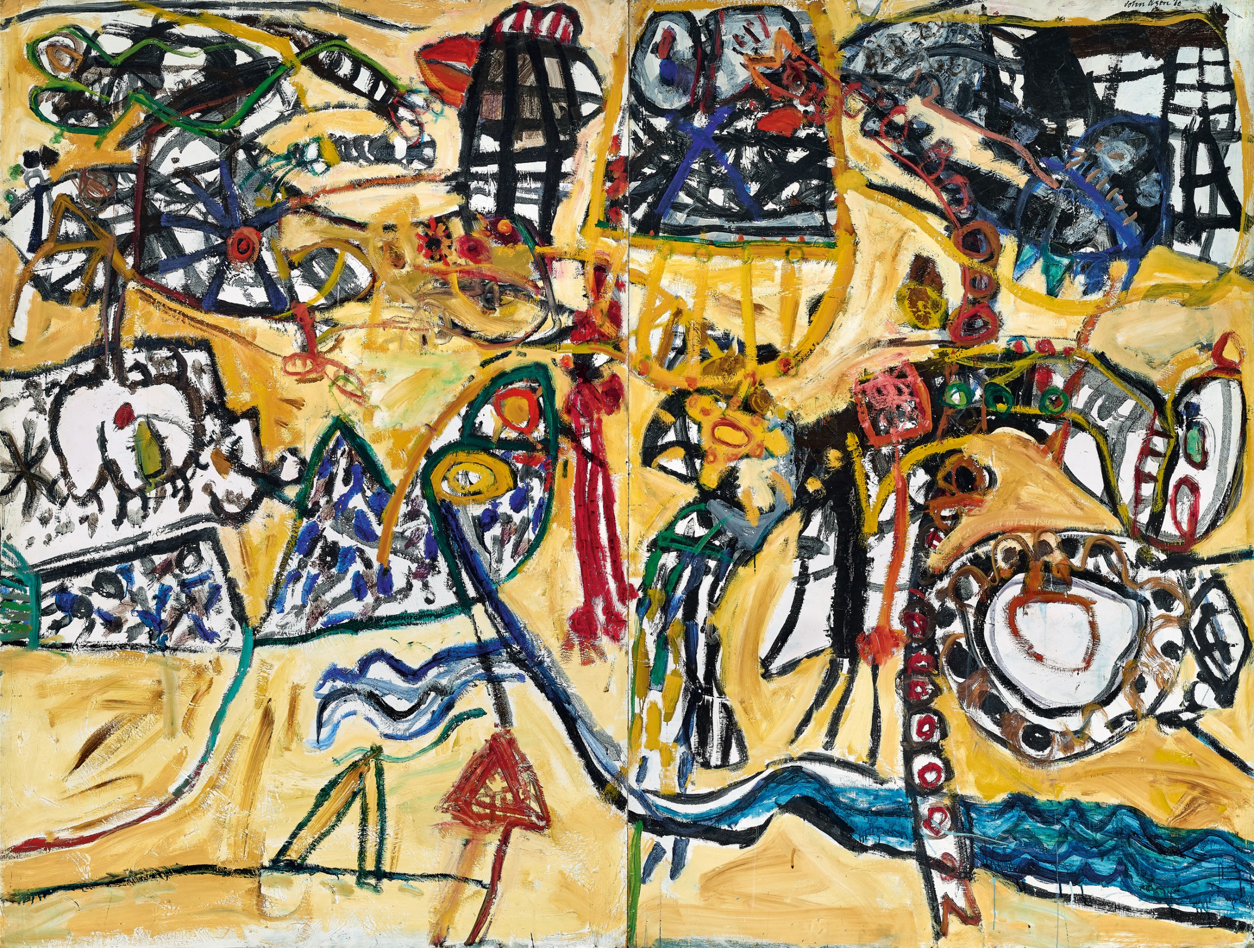 John Olsen 画集　ジョン•オルセン John Olsen 画集 ジョン•オルセン - メルカリ